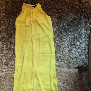 BCBG Yellow Floor Length Dress